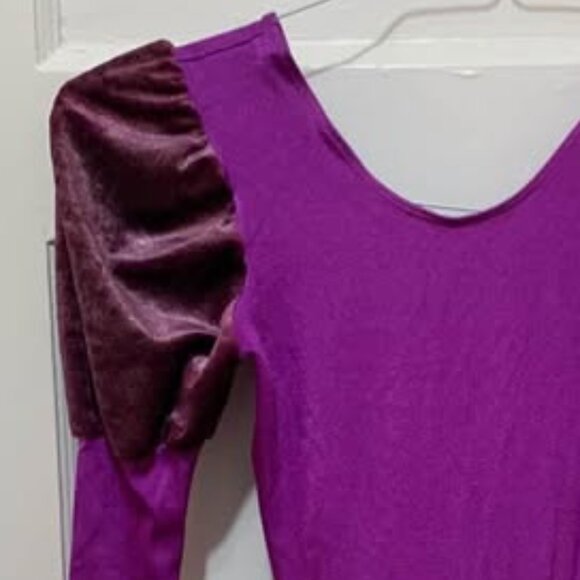 Purple Figure Skating Dress - Picture 2 of 5
